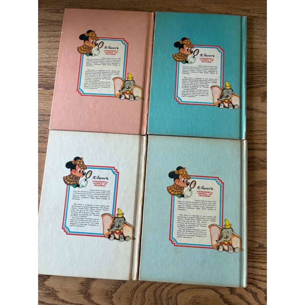 4 Vintage Disney Wonderful World of Reading Books Rare Peter & the Wolf & More - Picture 2 of 9